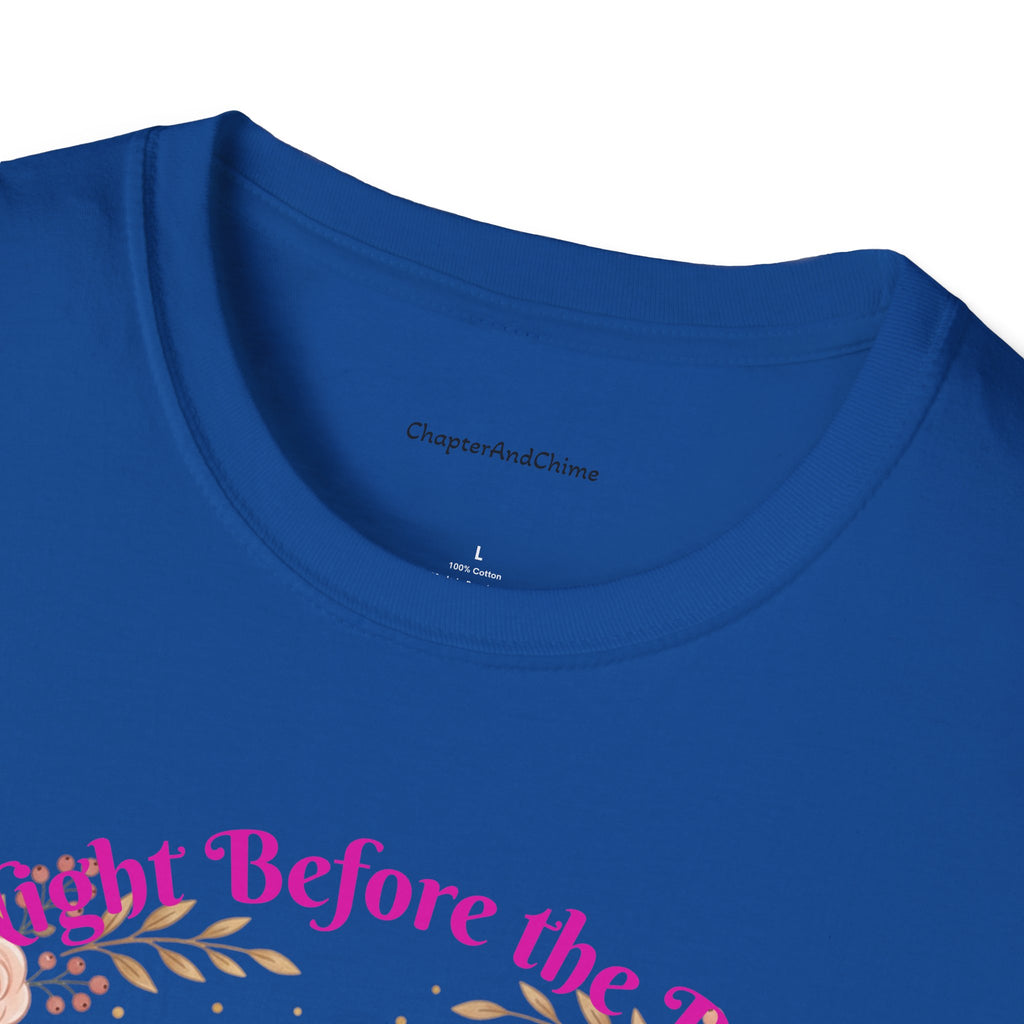 Bride and Bridesmaids Illustration T-Shirt | Floral Wedding Bridal Party Design