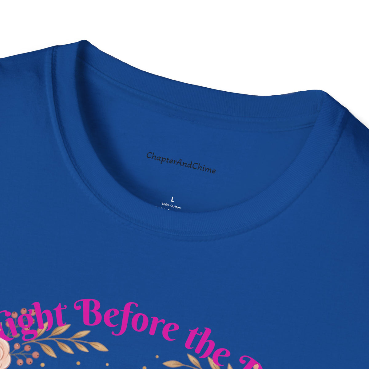 Bride and Bridesmaids Illustration T-Shirt | Floral Wedding Bridal Party Design