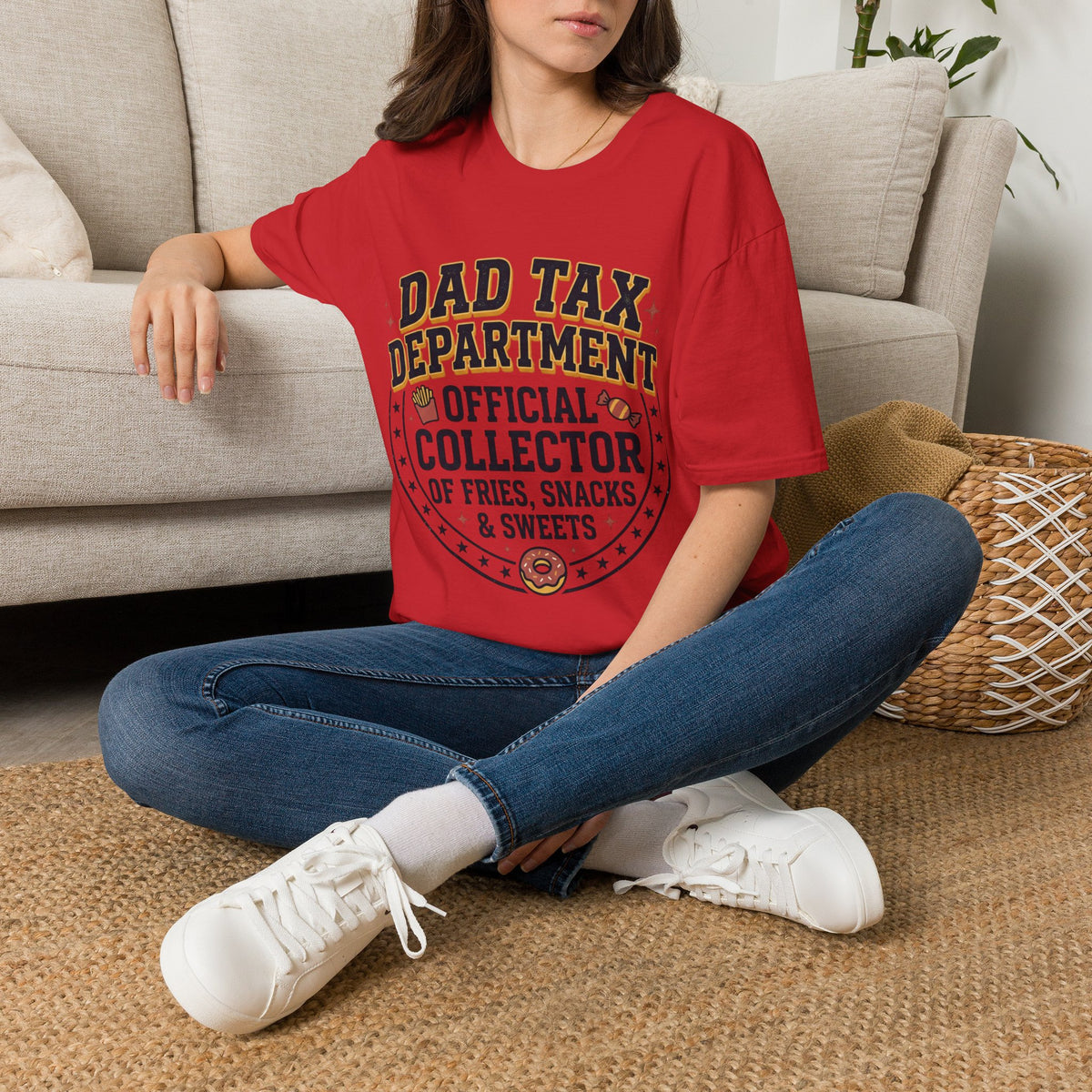 Dad Tax Department Official Collector of Fries Snacks & Sweets T-Shirt
