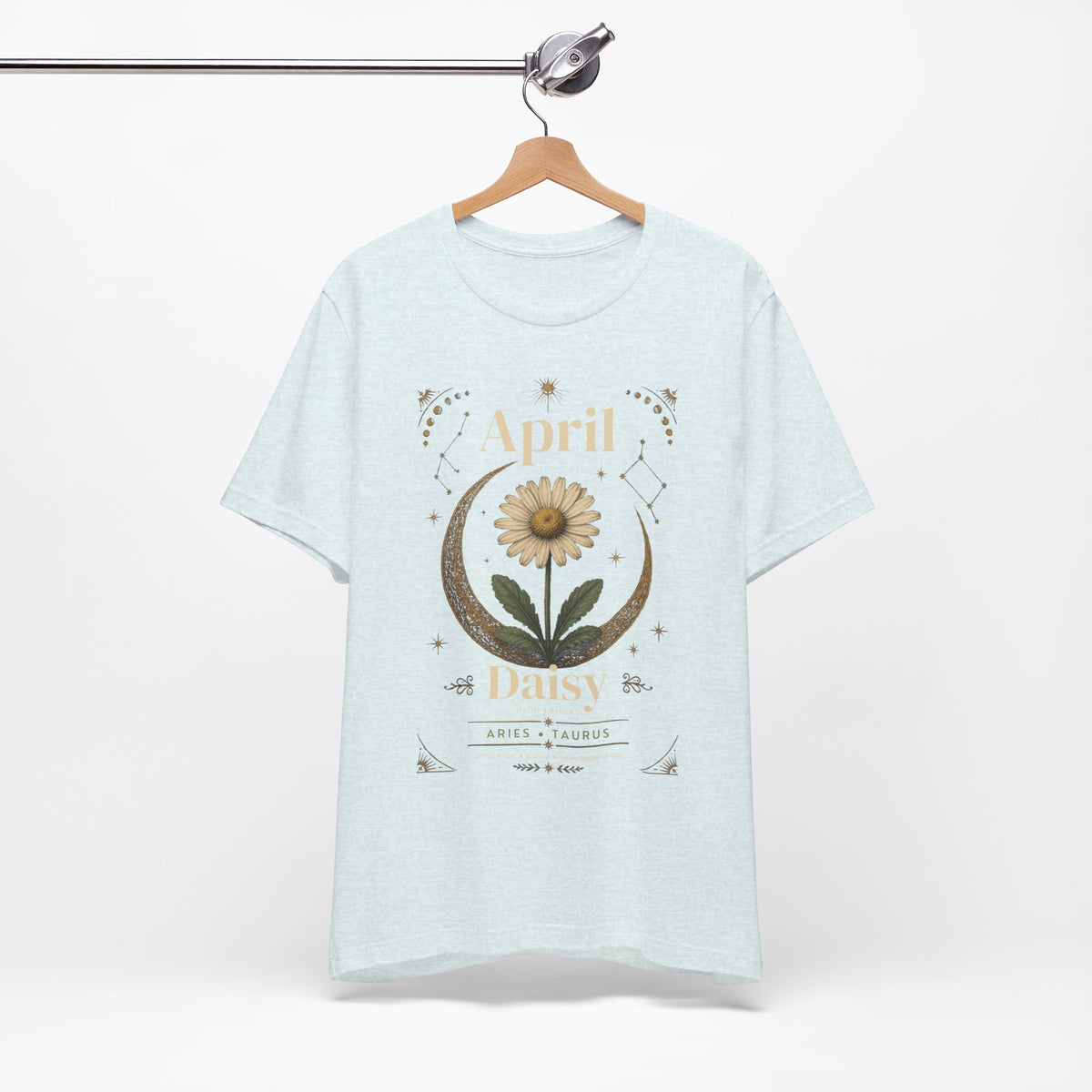April Birth Flower Tee | Daisy Botanical Design | Birthday Gift