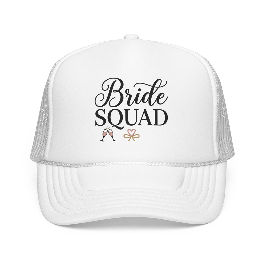 Bride Squad Trucker Hat — Bachelorette Party Foam Cap