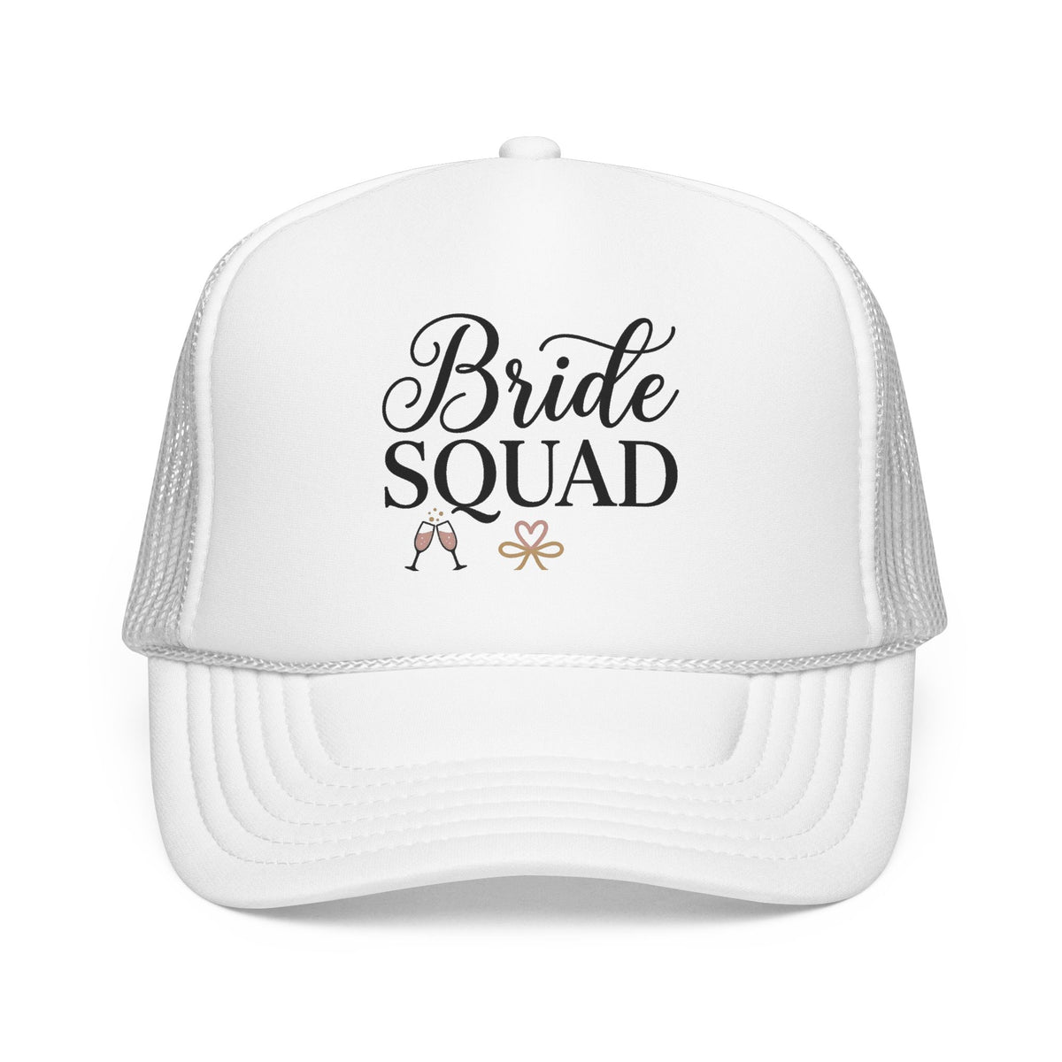 Bride Squad Trucker Hat — Bachelorette Party Foam Cap