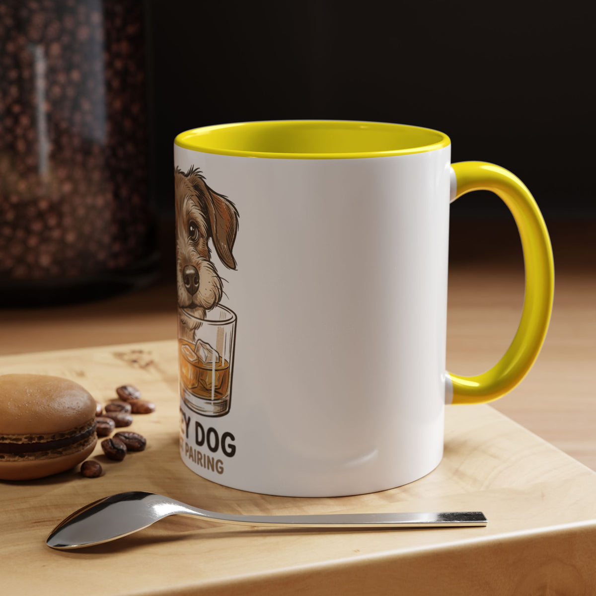 Whiskey Dog illustration mug | Coffee Mug