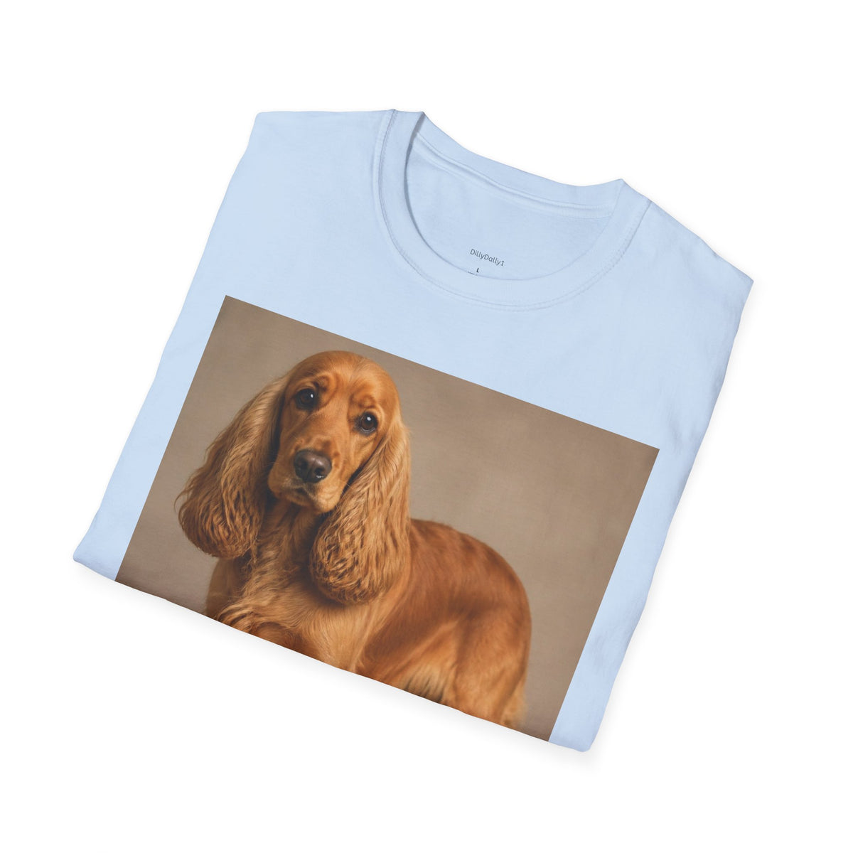 Cocker Spaniel Dog Mum T-Shirt — Dog Mom Graphic Tee with Photo Print