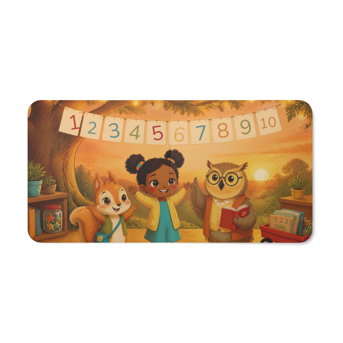 Counting Board Book — "Count with Sammy, Mia, and Wise Owl" (We Can Count 1 to 10)