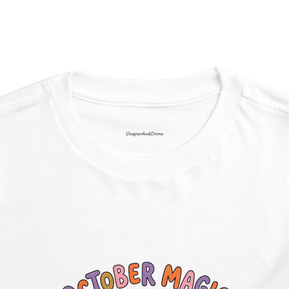 Halloween - October Magic Toddler Tee — Cute Witch Pumpkin Halloween Shirt