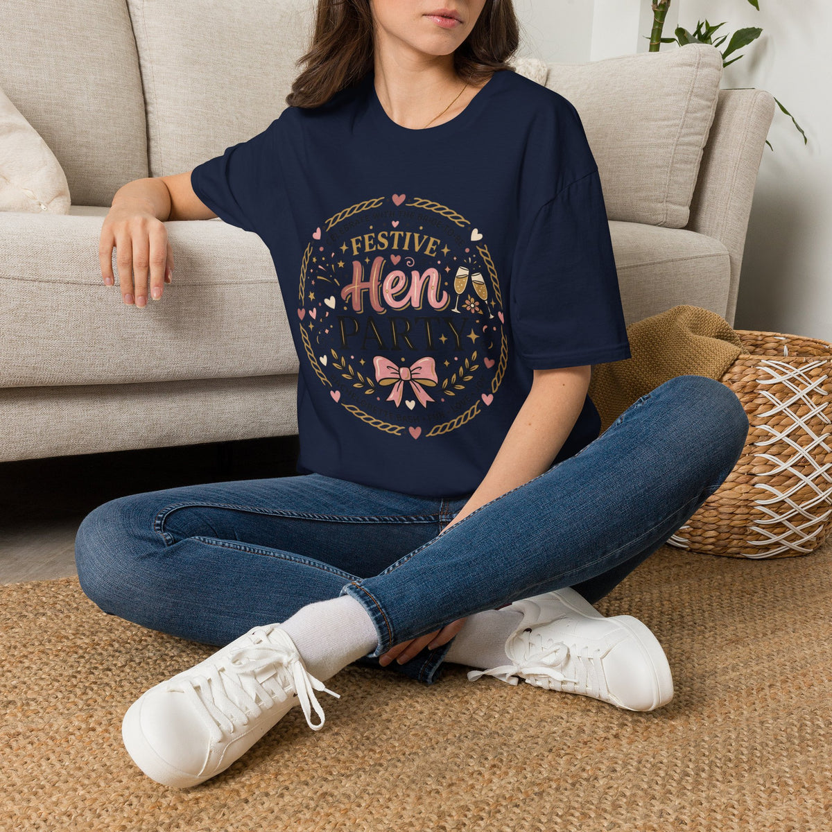 Festive Hen Party T-Shirt | Bachelorette Celebration Design