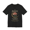 January Birth Flower - Carnation T-Shirt — Birth Month Flower Tee