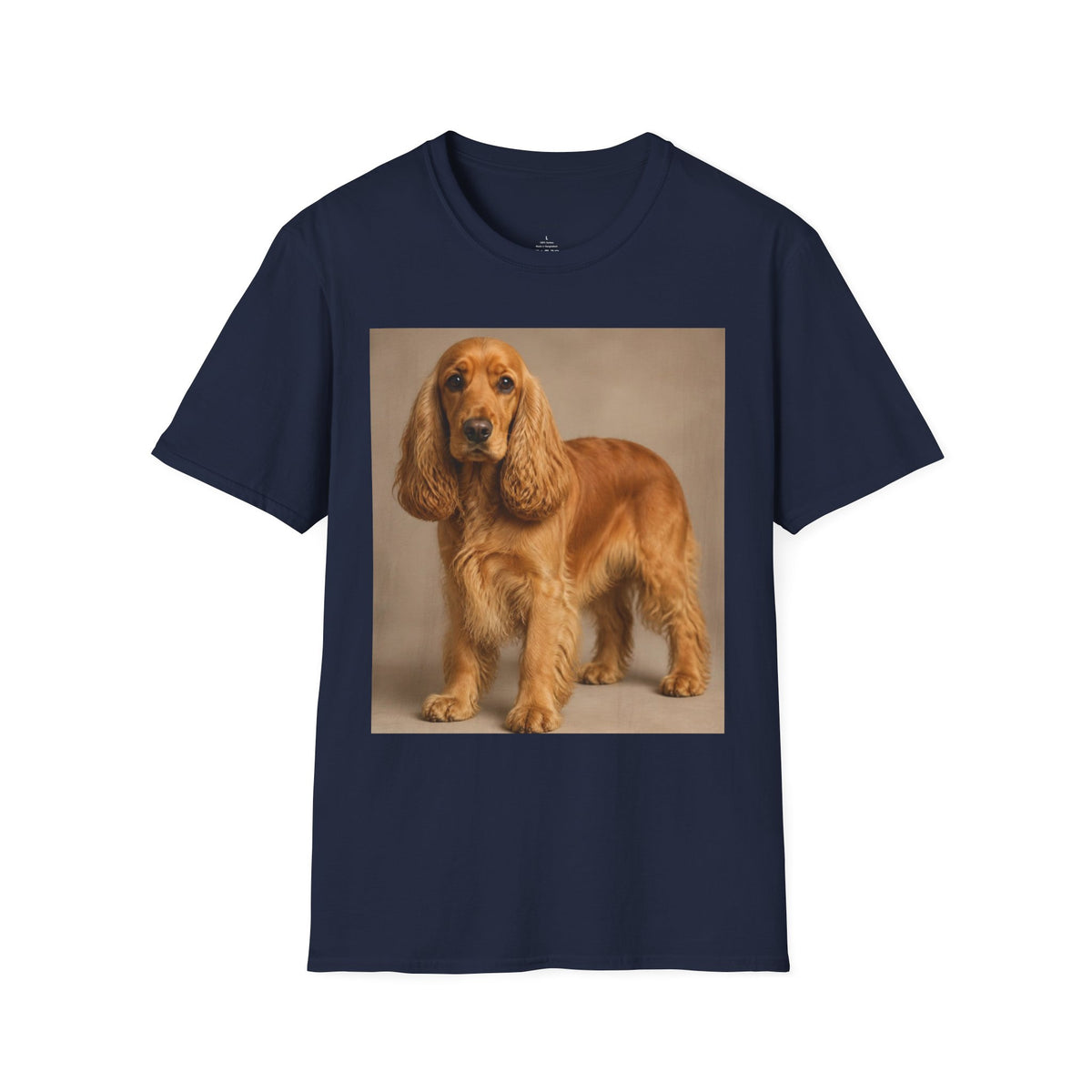 Cocker Spaniel Dog Mum T-Shirt — Dog Mom Graphic Tee with Photo Print