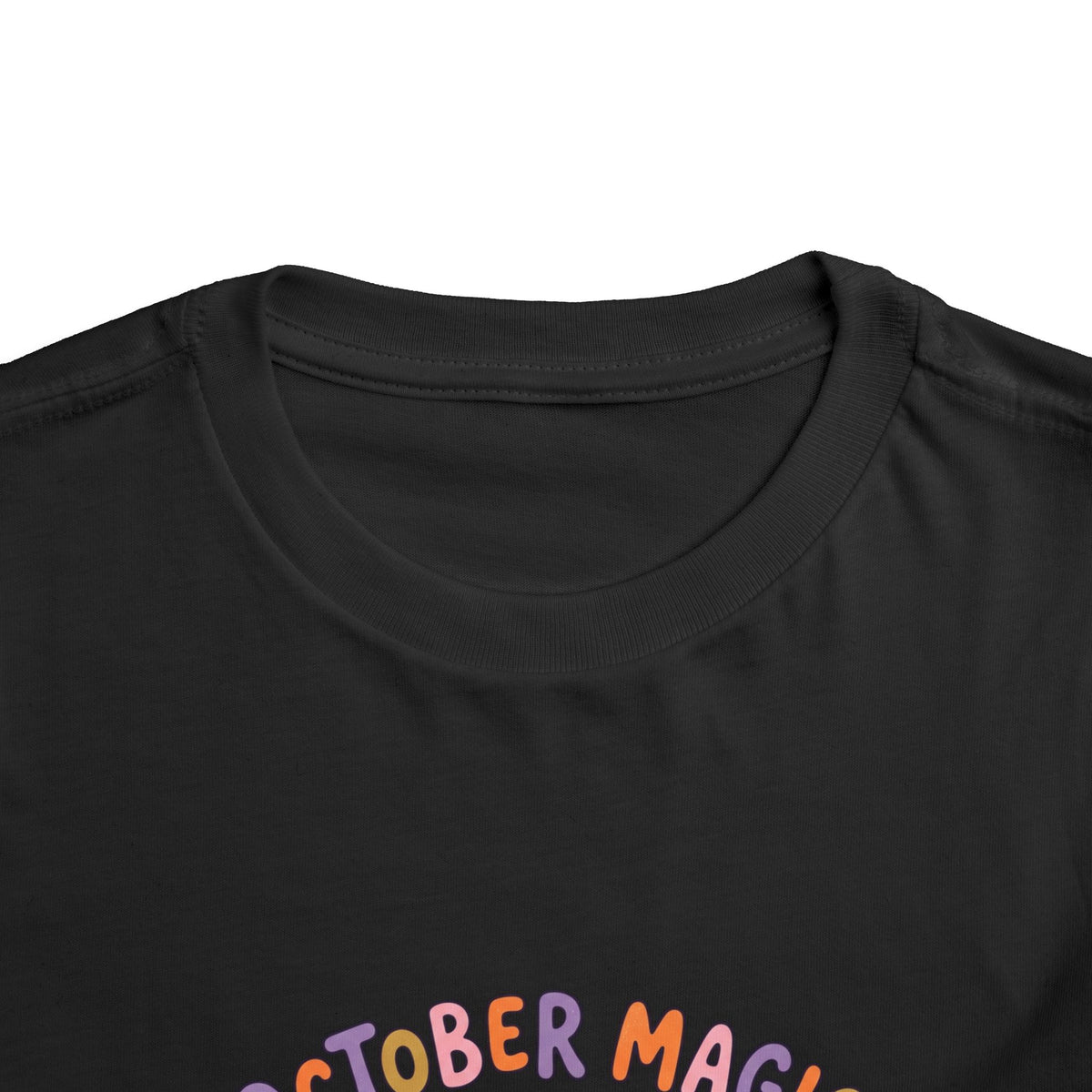 Halloween - October Magic Toddler Tee — Cute Witch Pumpkin Halloween Shirt