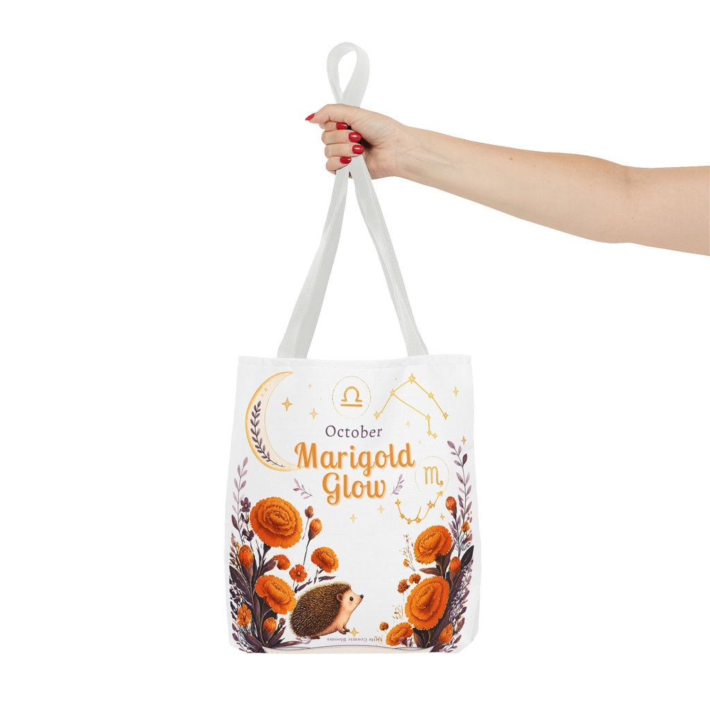 October Birth Flower - Marigold Glow Tote Bag (AOP)