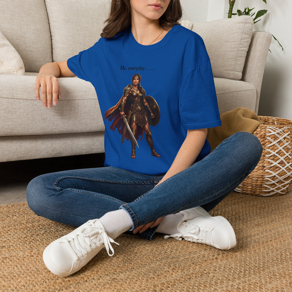 Warrior Lady T-Shirt — "Me, everyday..." Feminine Fantasy Graphic Tee