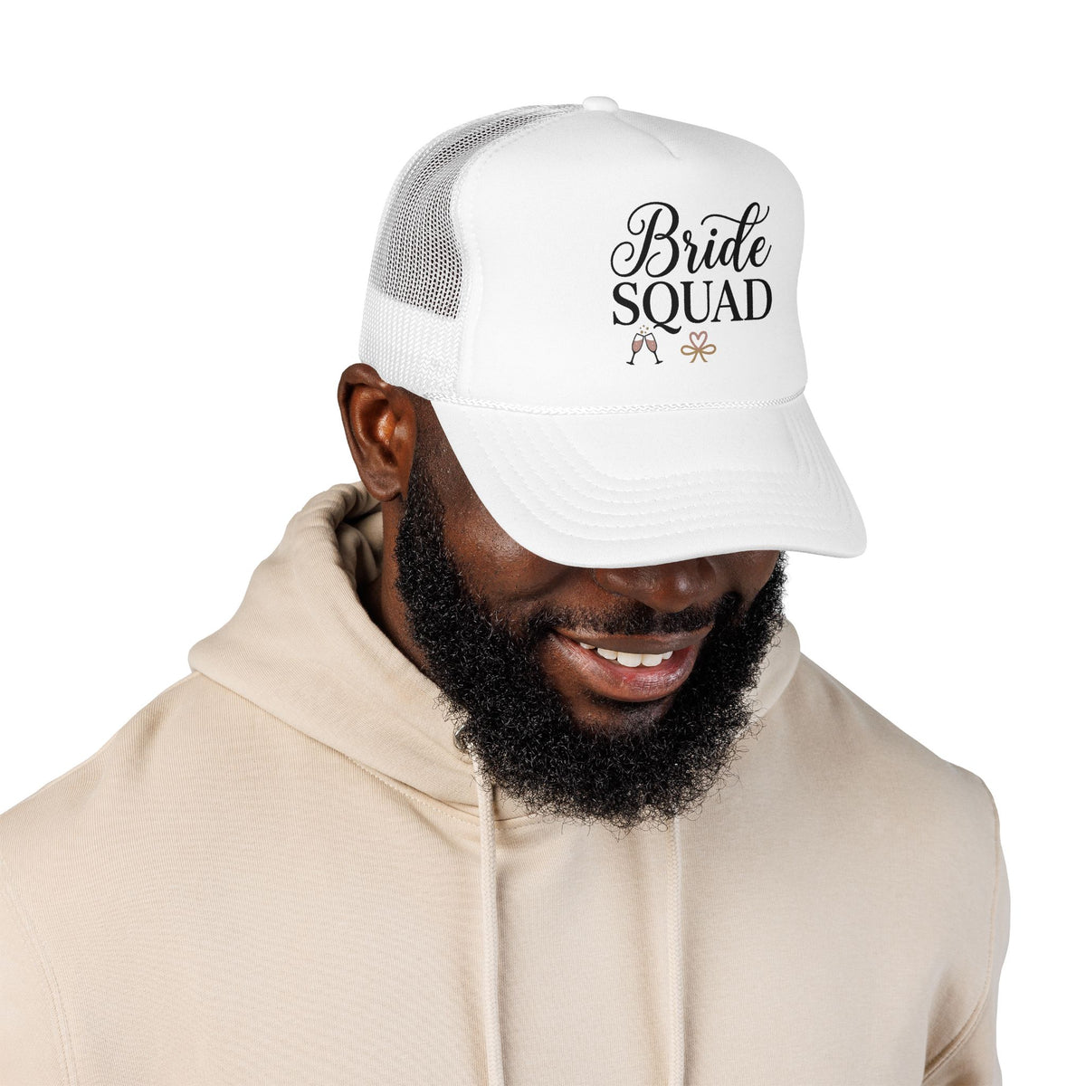 Bride Squad Trucker Hat — Bachelorette Party Foam Cap