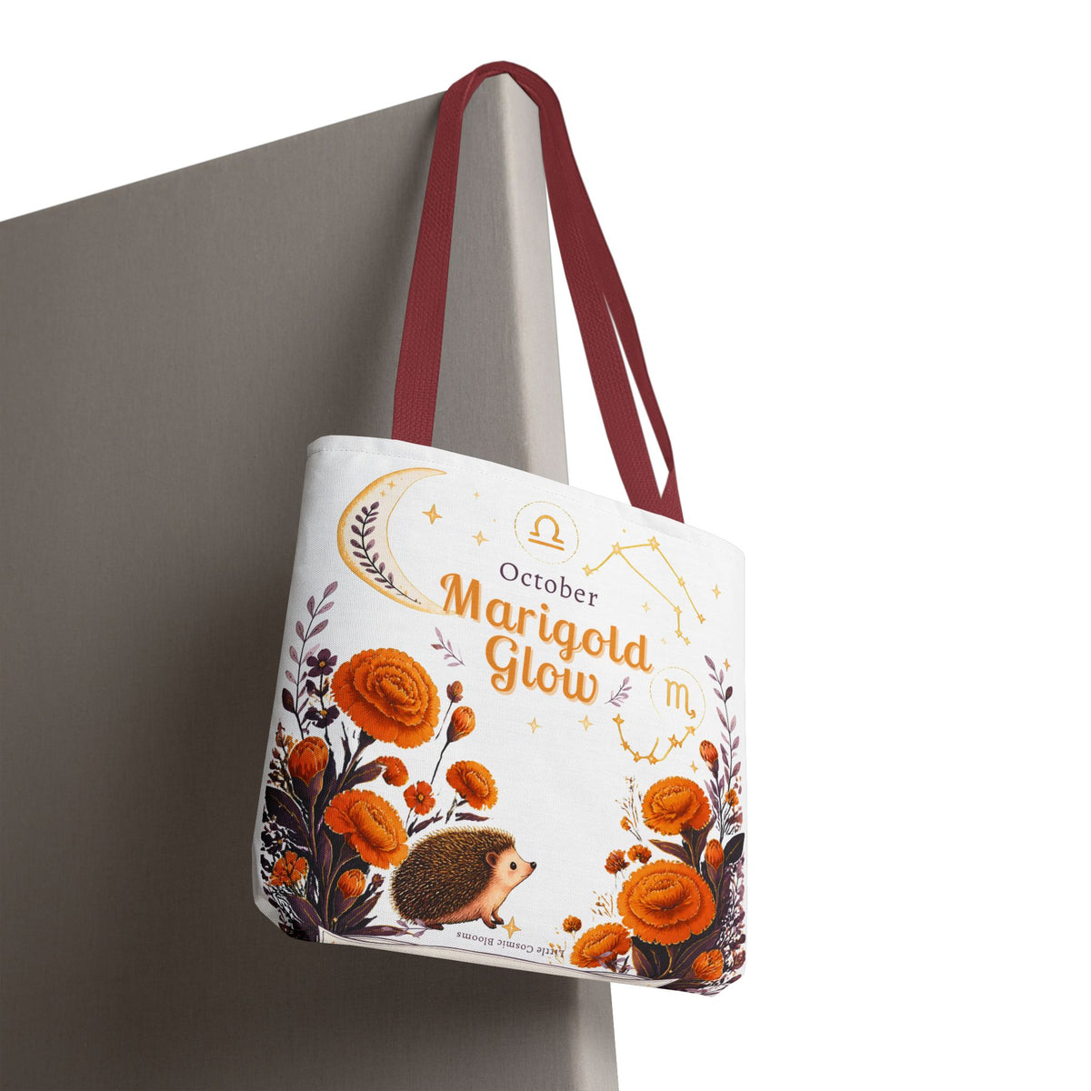 October Birth Flower - Marigold Glow Tote Bag (AOP)