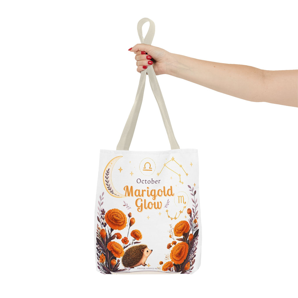 October Birth Flower - Marigold Glow Tote Bag (AOP)