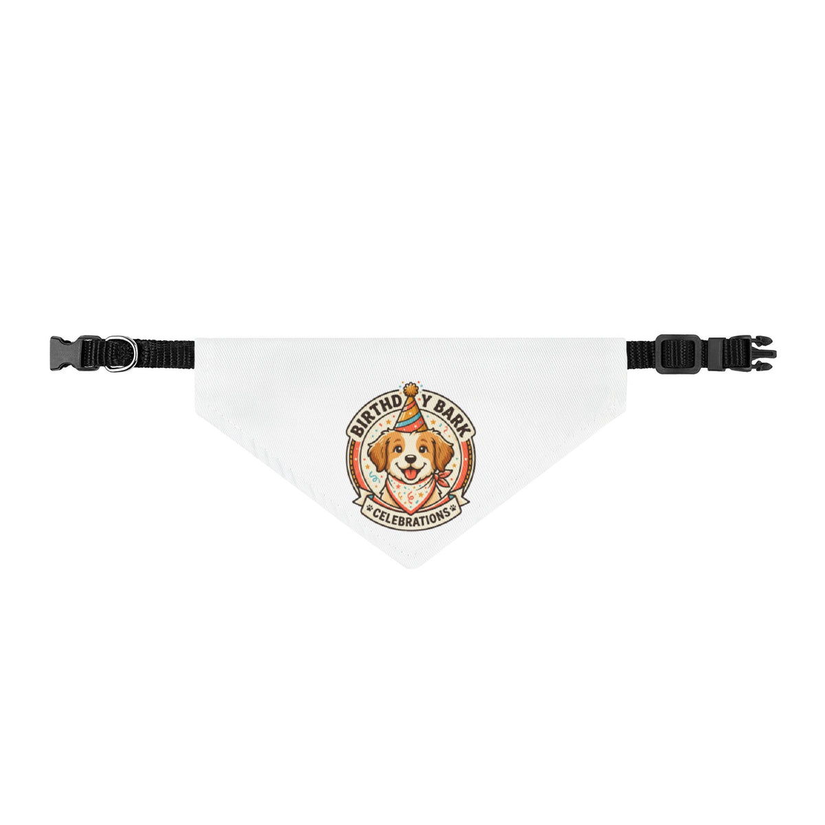 Happy Birthday Dog Bandana | Clip-on Pet Bandana
