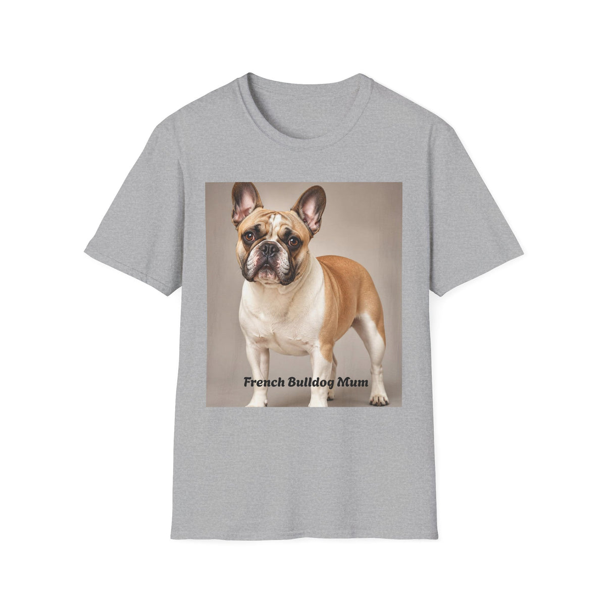 French Bulldog Photo Mum T-Shirt | Frenchie Mom Tee