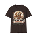 I Work Hard So My Dog Can Have A Better Life T-Shirt | Golden Retriever Dog Tee