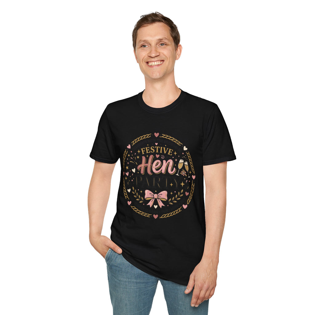 Festive Hen Party T-Shirt | Bachelorette Celebration Design