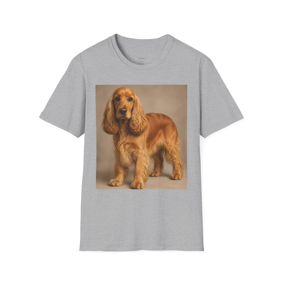 Cocker Spaniel Dog Mum T-Shirt — Dog Mom Graphic Tee with Photo Print