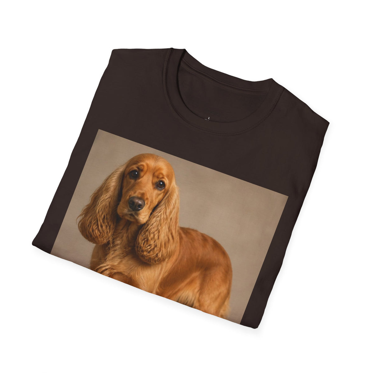 Cocker Spaniel Dog Mum T-Shirt — Dog Mom Graphic Tee with Photo Print