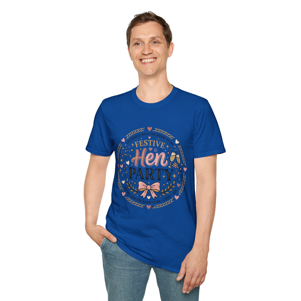 Festive Hen Party T-Shirt | Bachelorette Celebration Design