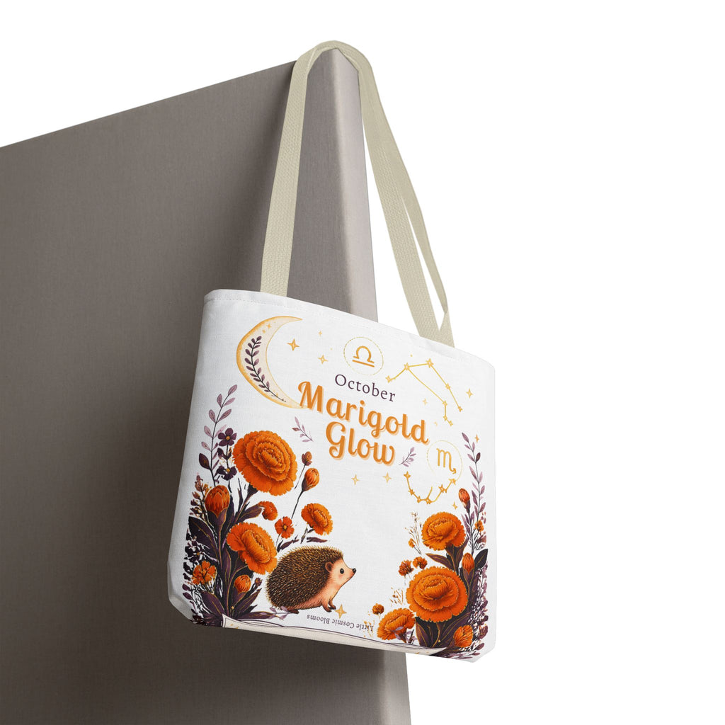 October Birth Flower - Marigold Glow Tote Bag (AOP)