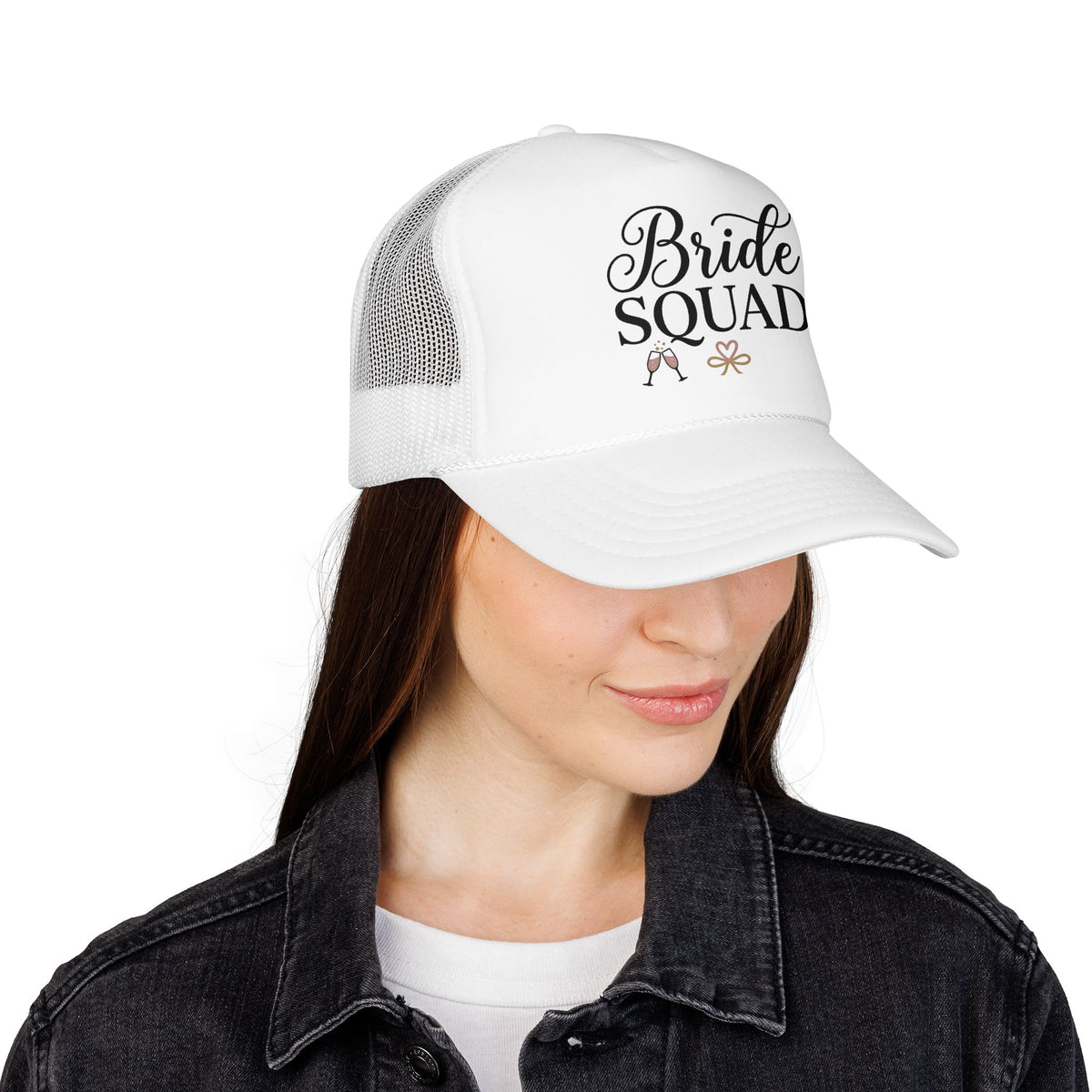 Bride Squad Trucker Hat — Bachelorette Party Foam Cap