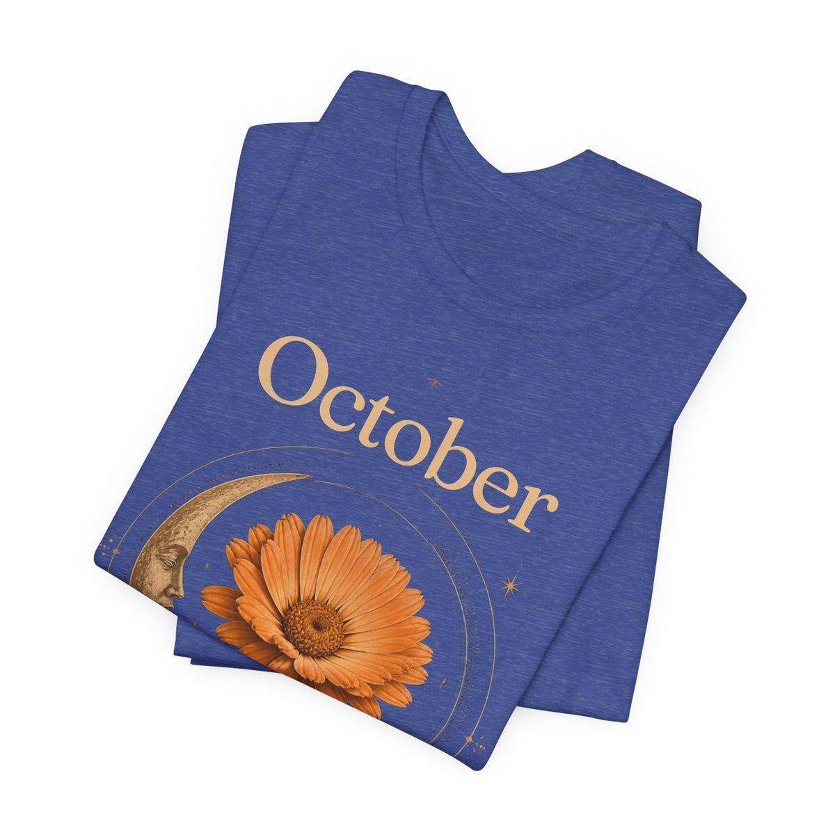 October Birth Flower Calendula T‑Shirt – Floral Birth Month Tee