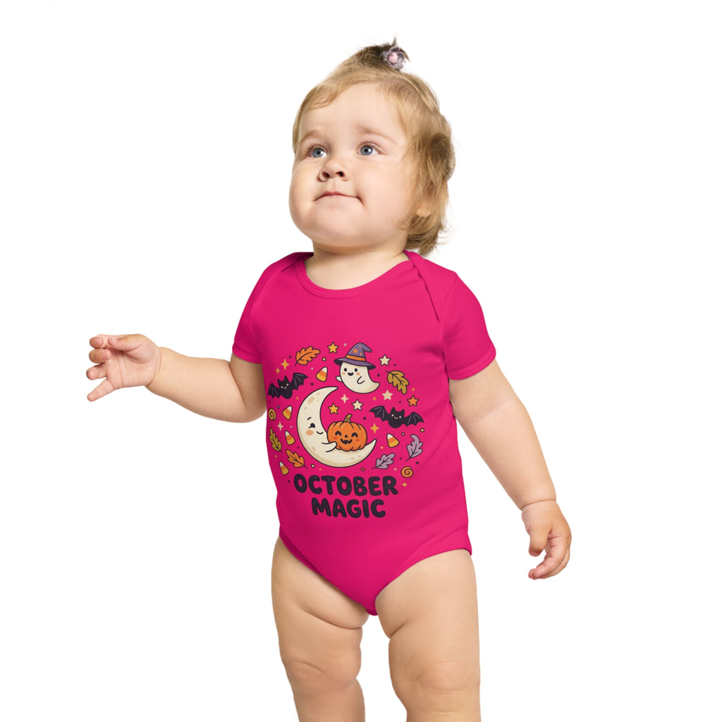Halloween - October Magic Baby Bodysuit — Cute Halloween Infant Onesie
