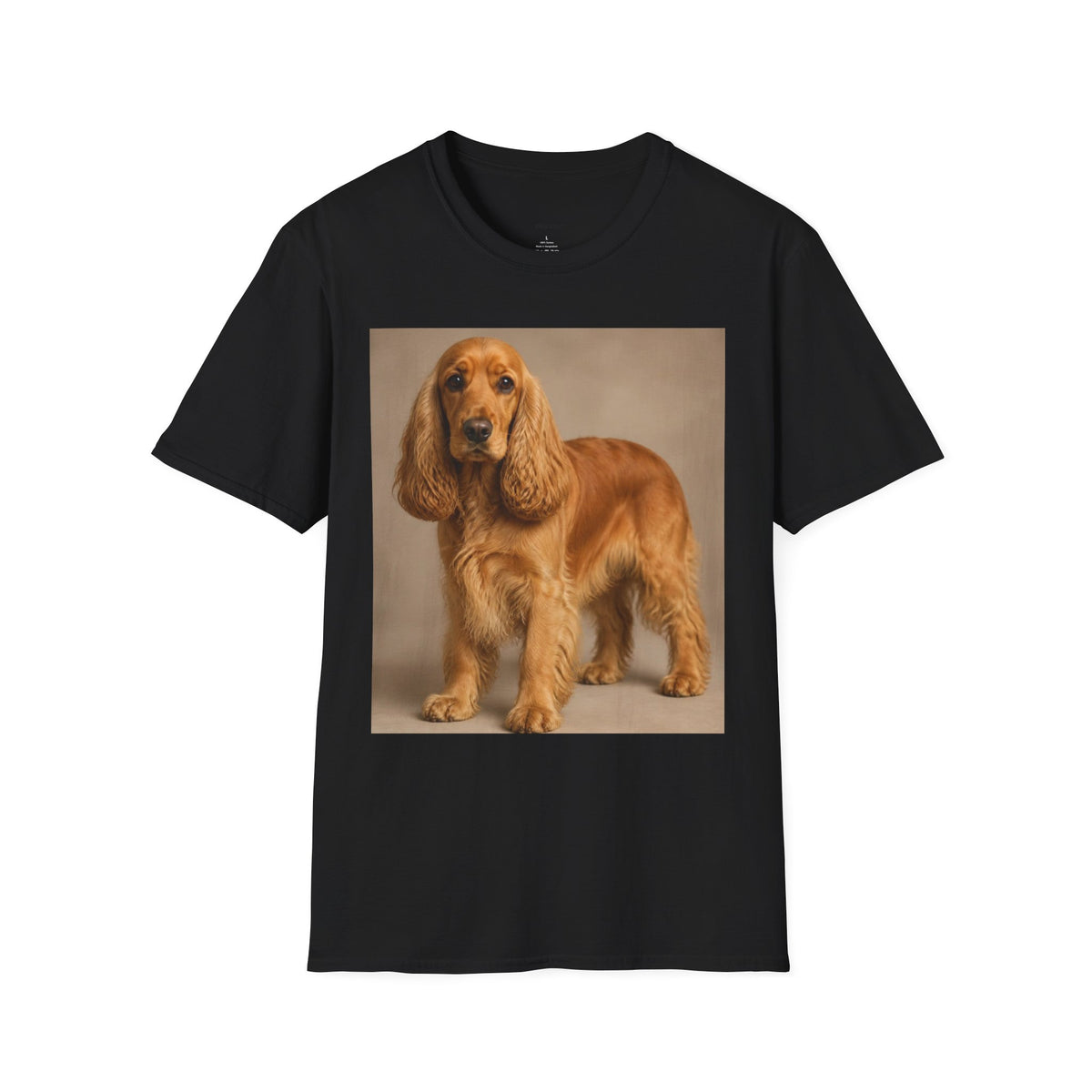 Cocker Spaniel Dog Mum T-Shirt — Dog Mom Graphic Tee with Photo Print