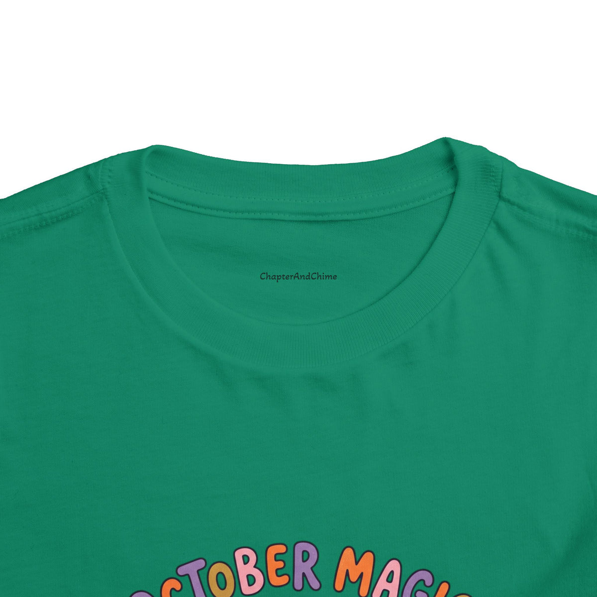 Halloween - October Magic Toddler Tee — Cute Witch Pumpkin Halloween Shirt