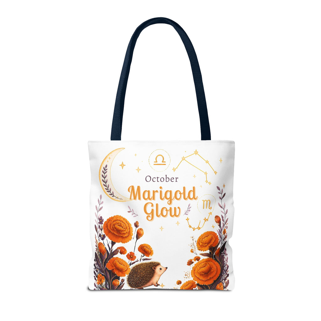 October Birth Flower - Marigold Glow Tote Bag (AOP)