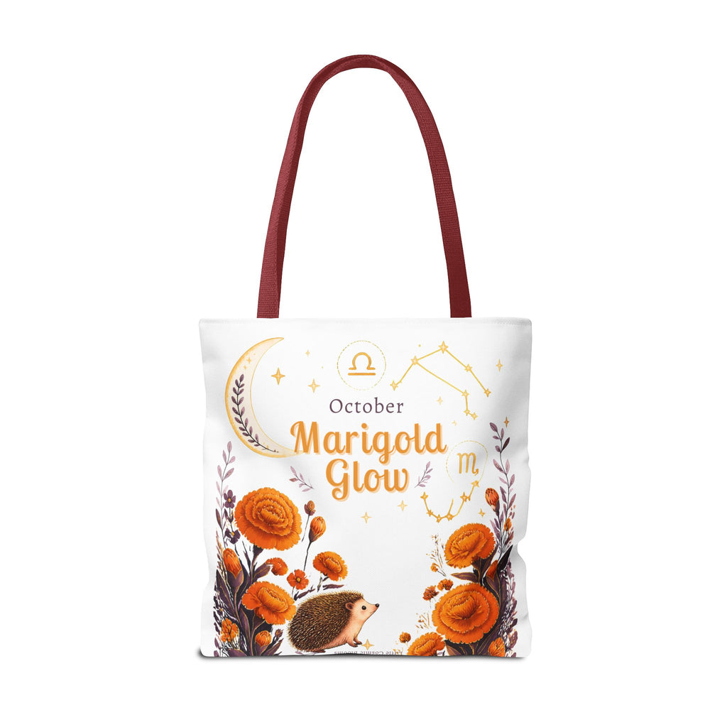 October Birth Flower - Marigold Glow Tote Bag (AOP)
