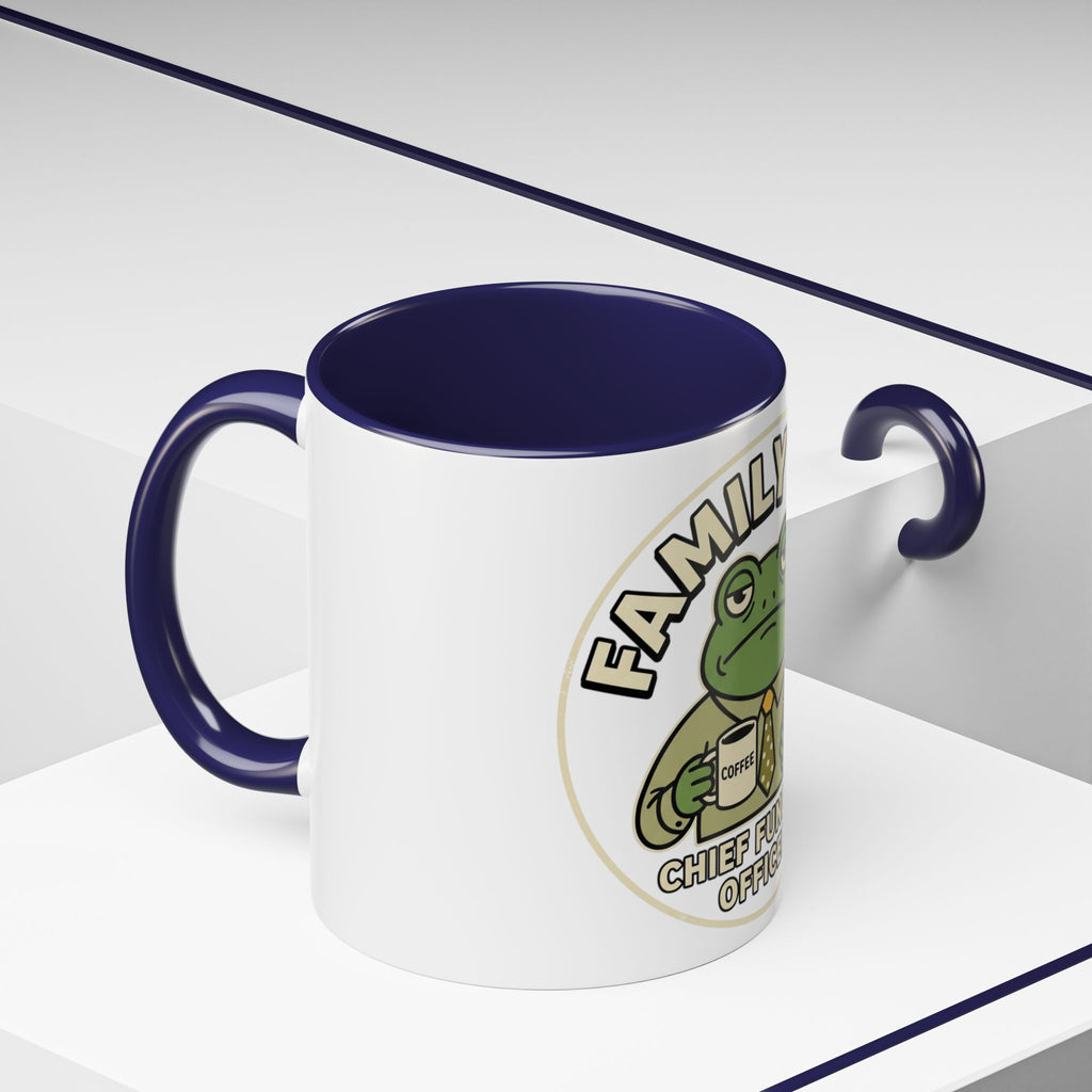 Family CFO Frog Chief Funding Officer mug | Accent coffee mug