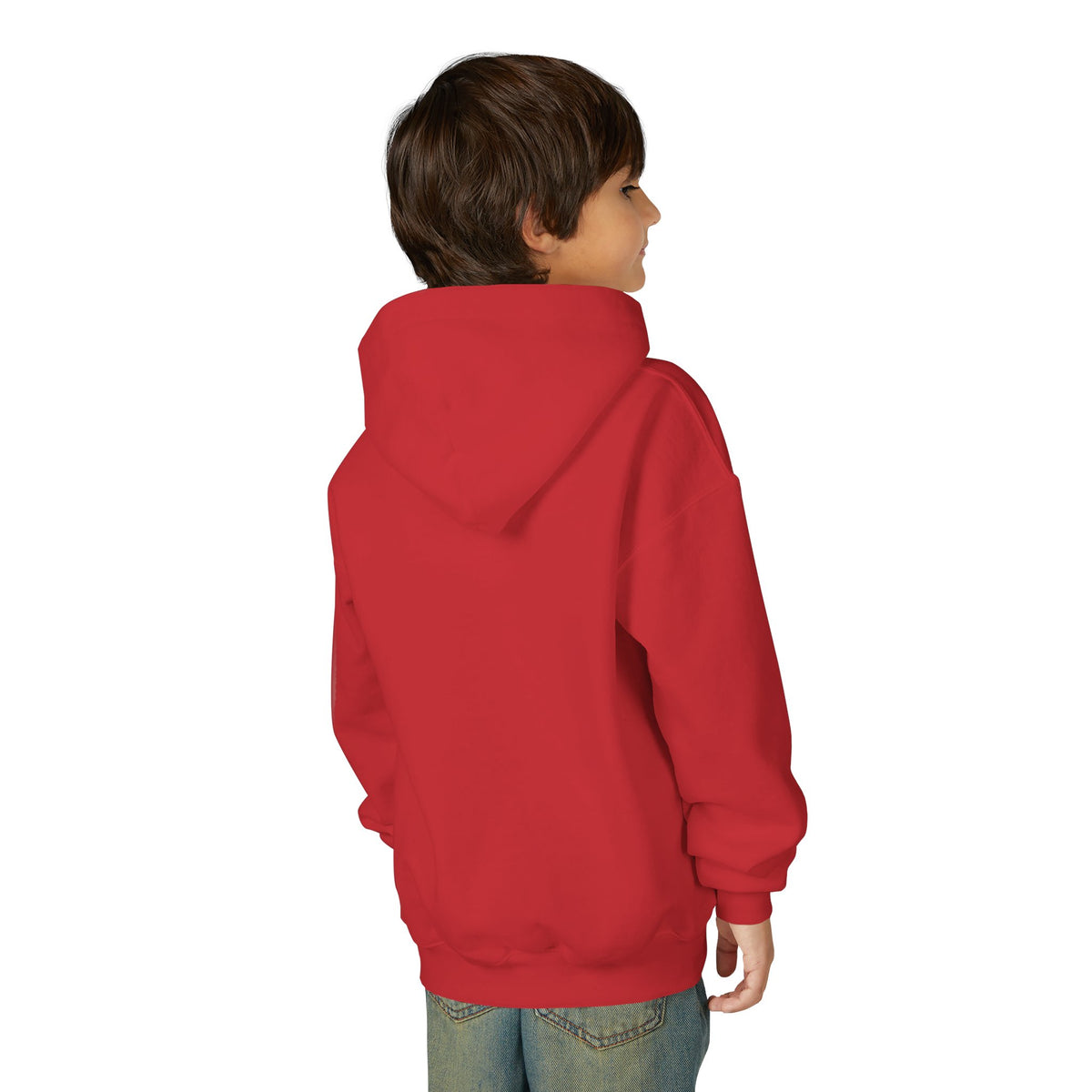 Kids Patriotic Elephant Hoodie – Blue Red USA Spirit Youth Sweatshirt