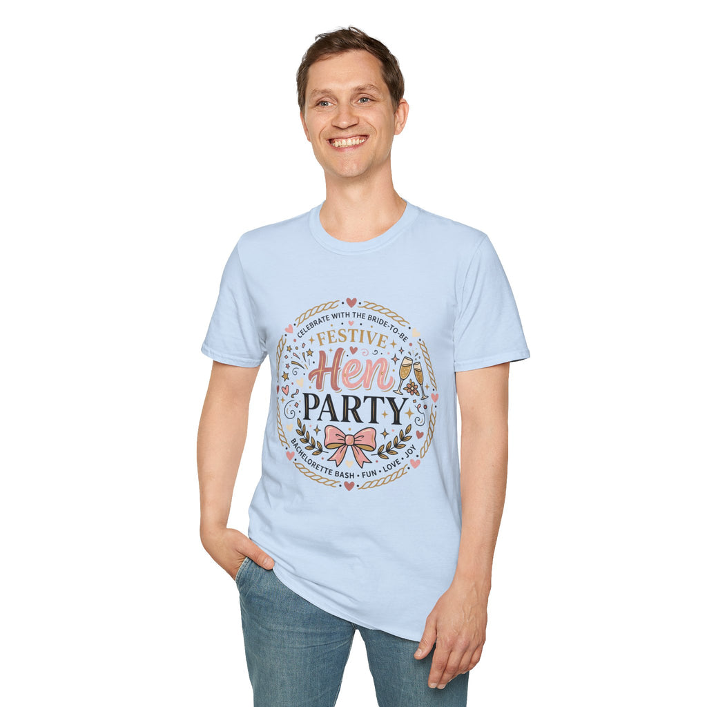 Festive Hen Party T-Shirt | Bachelorette Celebration Design