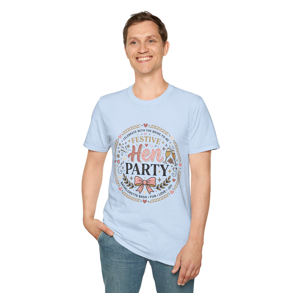 Festive Hen Party T-Shirt | Bachelorette Celebration Design