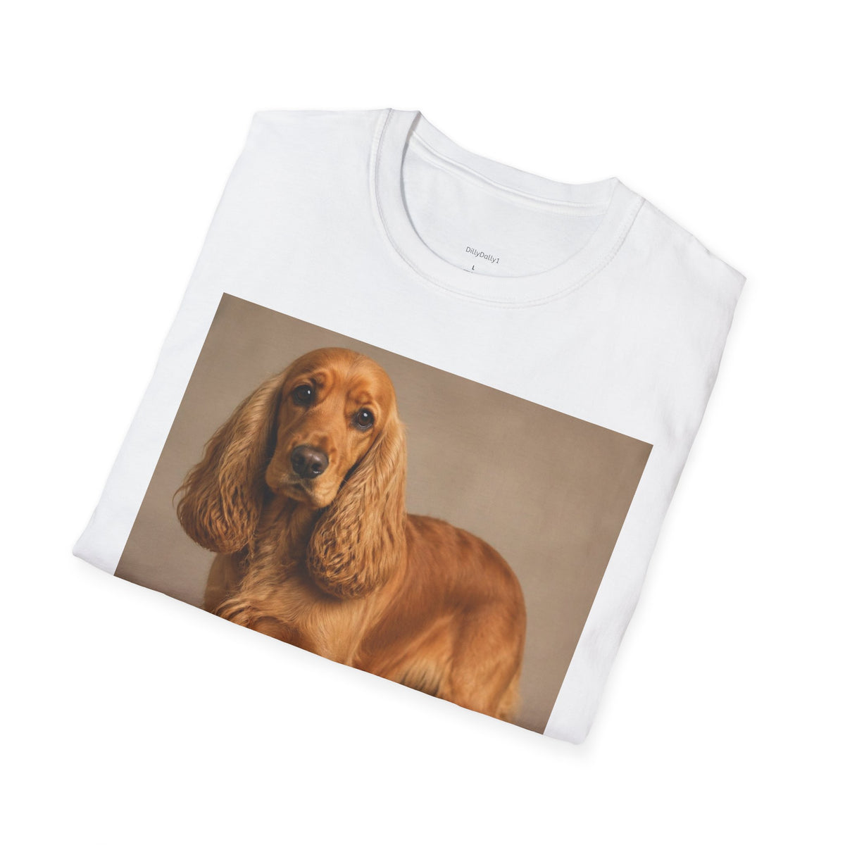 Cocker Spaniel Dog Mum T-Shirt — Dog Mom Graphic Tee with Photo Print