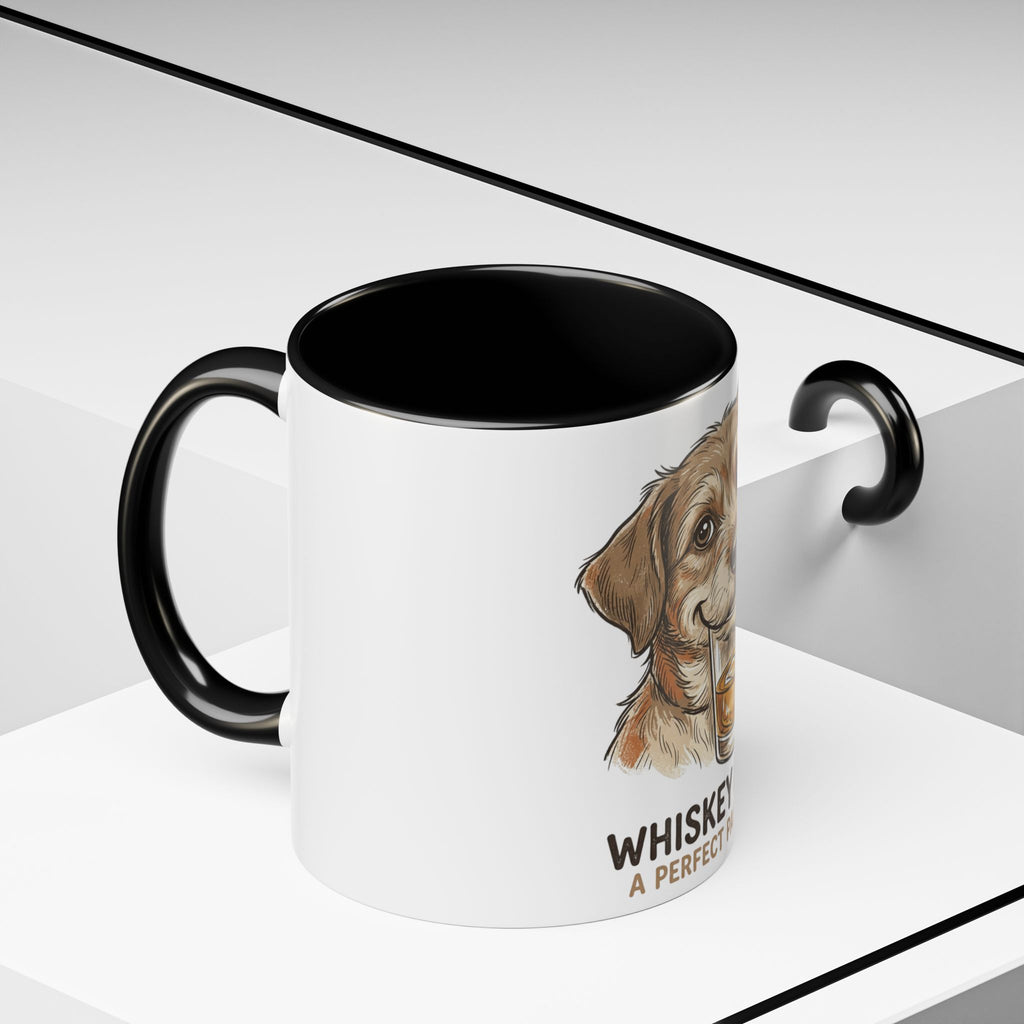 Whiskey Dog illustration mug | Coffee Mug