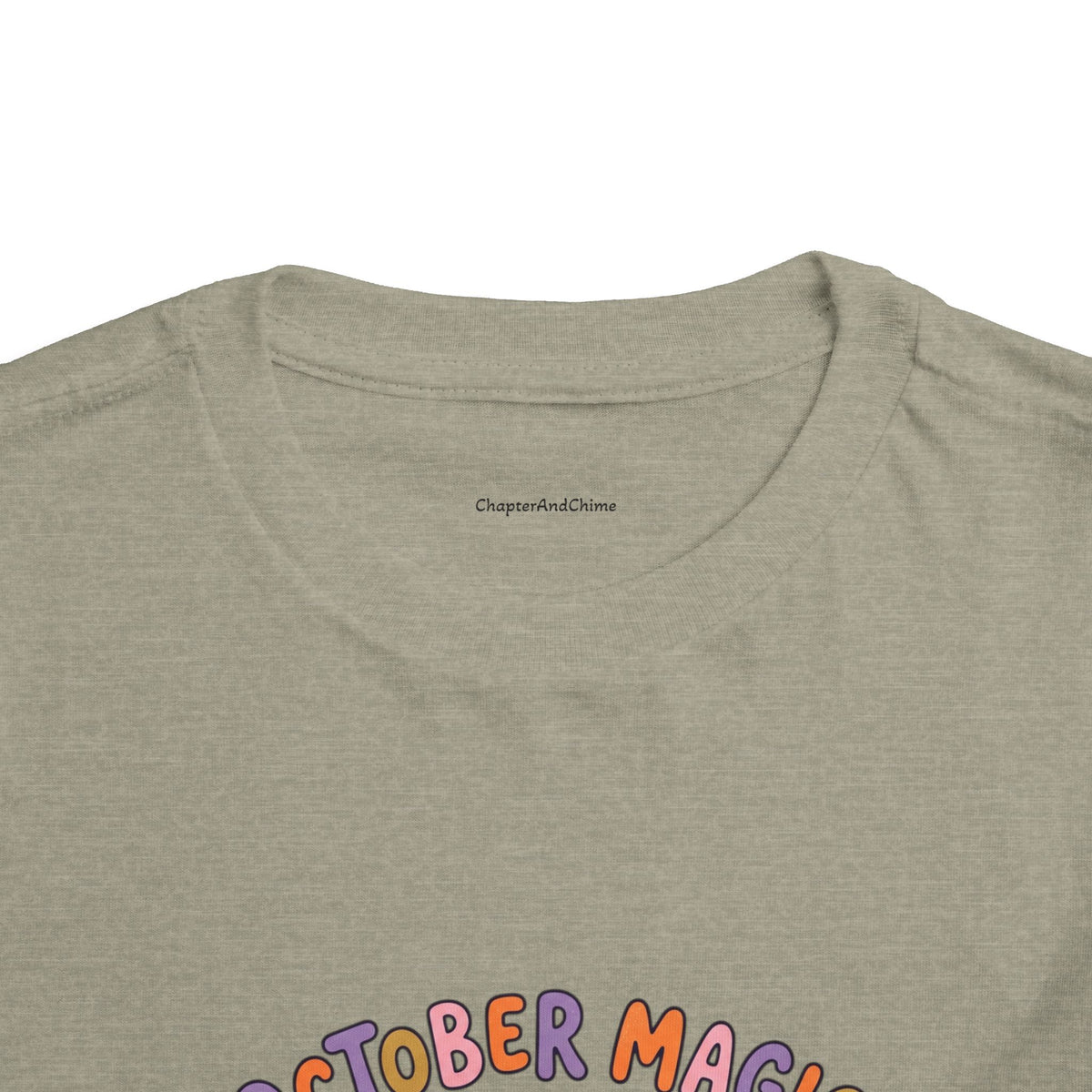 Halloween - October Magic Toddler Tee — Cute Witch Pumpkin Halloween Shirt