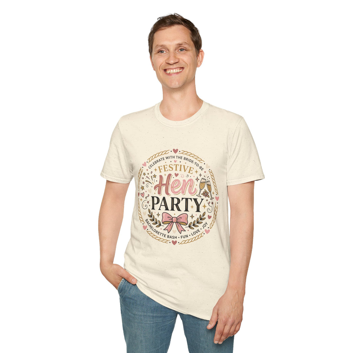 Festive Hen Party T-Shirt | Bachelorette Celebration Design