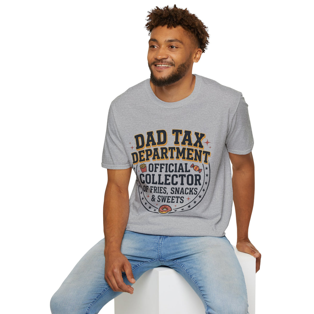 Dad Tax Department Official Collector of Fries Snacks & Sweets T-Shirt
