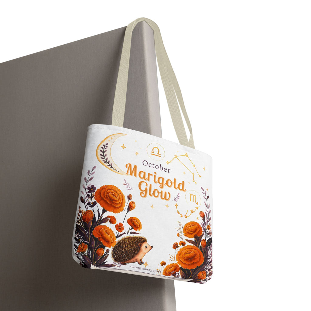 October Birth Flower - Marigold Glow Tote Bag (AOP)