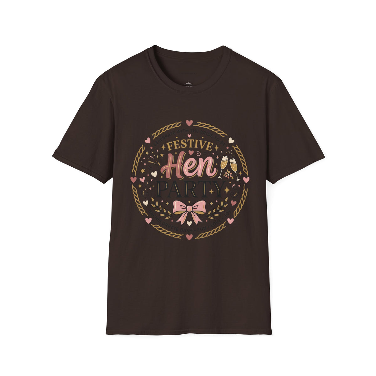 Festive Hen Party T-Shirt | Bachelorette Celebration Design