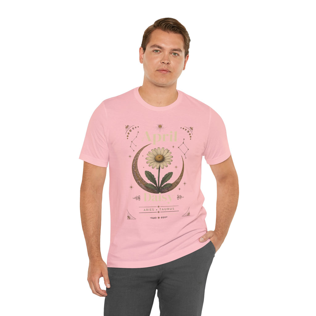 April Birth Flower Tee | Daisy Botanical Design | Birthday Gift