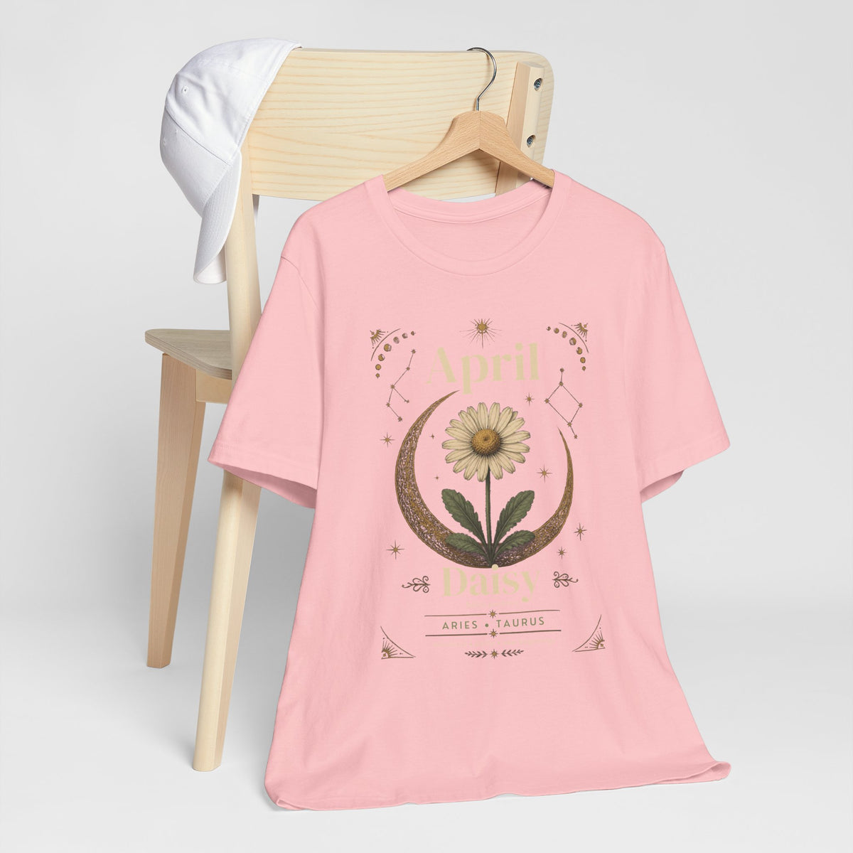 April Birth Flower Tee | Daisy Botanical Design | Birthday Gift