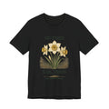 December Birth Flower Tee | Narcissus & Holly Celestial Design | Birthday Gift