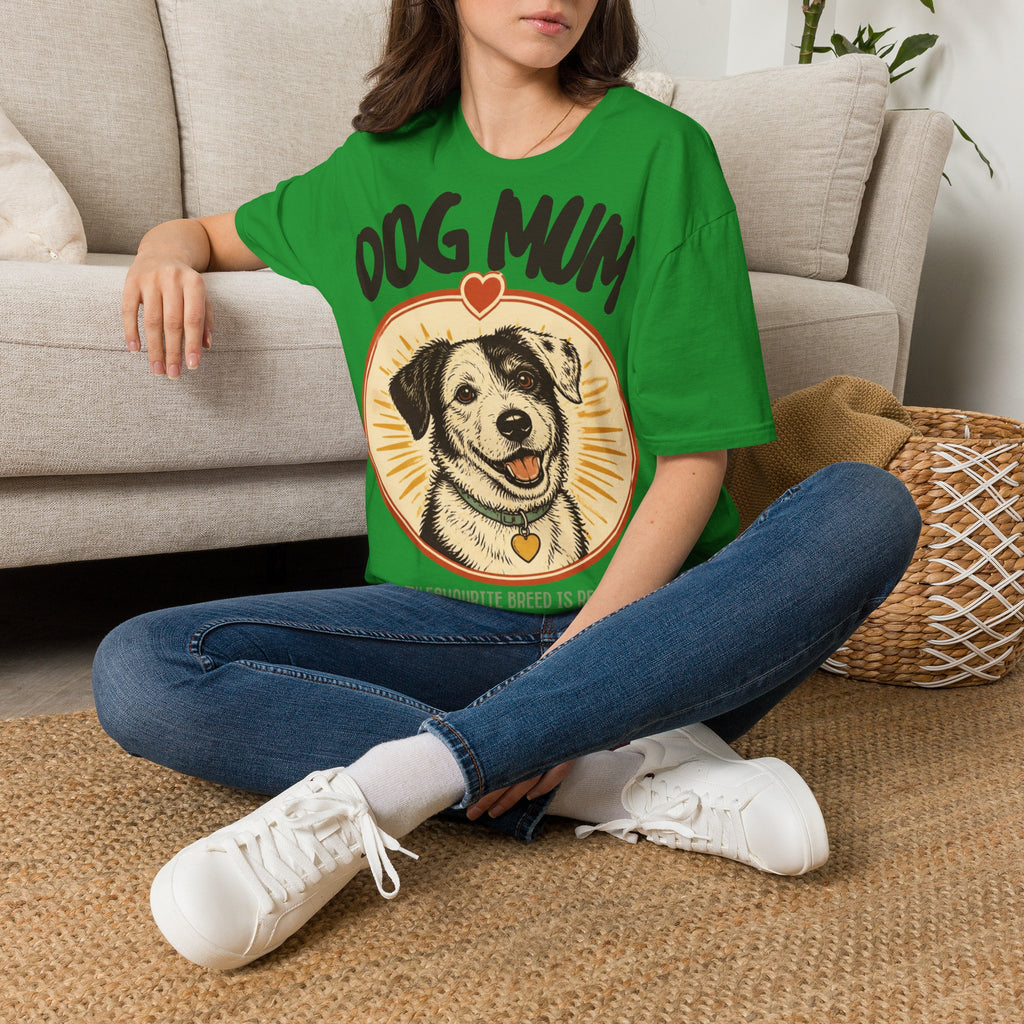 Dog Mum shirt | Rescue dog illustration T-Shirt