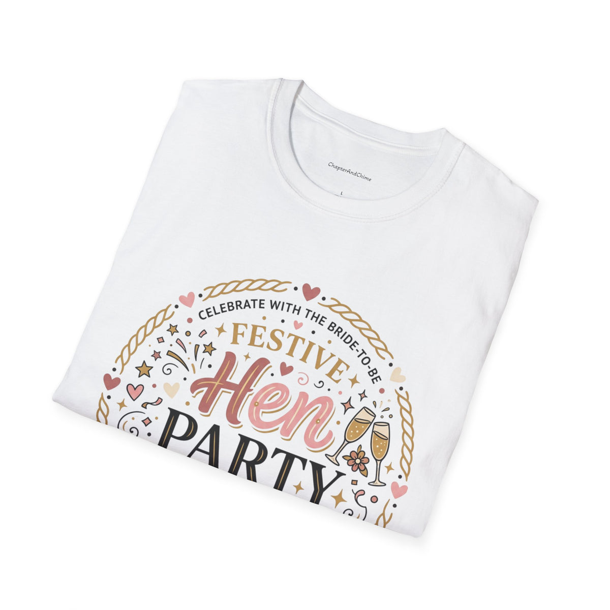 Festive Hen Party T-Shirt | Bachelorette Celebration Design